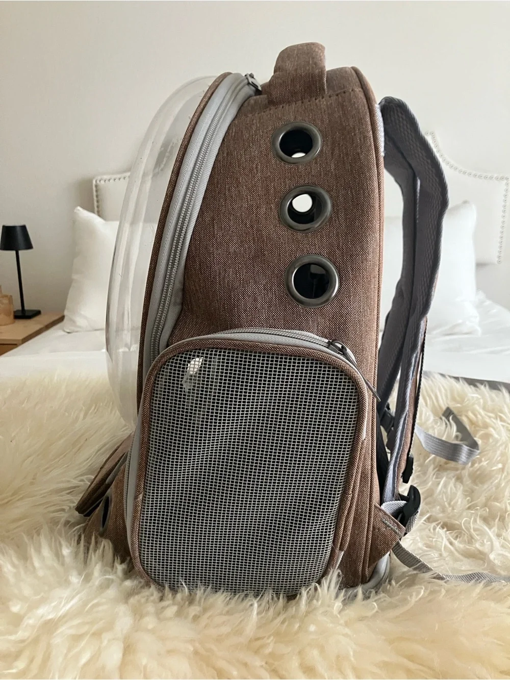 Pet Carrier Backpack with Clear Bubble Window.